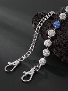 1/3 Stücke luxuriöser minimalistischer Diamant-Kugel-Ketten-Taillengürtel, Herren Körperkette zur Hosen Dekoration, geeignet für den täglichen Gebrauch, tolles Geschenk für männliche Freunde zu Neujahr, Weihnachten, Valentinstag