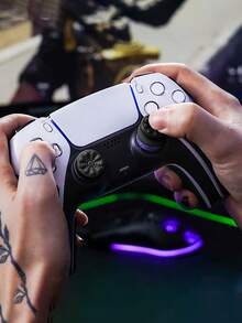 2pcs Joystick Game Controller Grip, Silicone Non-Slip Controller Thumb Stick Covers For / - Multicolor - View 3