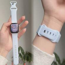 1 Pç Pulseira de Silicone Amizade Compatível com Feminino Esportivo 38mm 40mm 41mm 42mm 44mm 45mm 46mm 49mm, Pulseira de Borracha Compatível com Series Ultra 10/9/8/7/6/5/4/3/2/1 SE