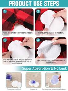 30pcs/60pcs Underarm Sweat Pads, Summer Armpit Sweat Absorbing Liners, Disposable Sweat Pads, Ultra-Thin Invisible, White