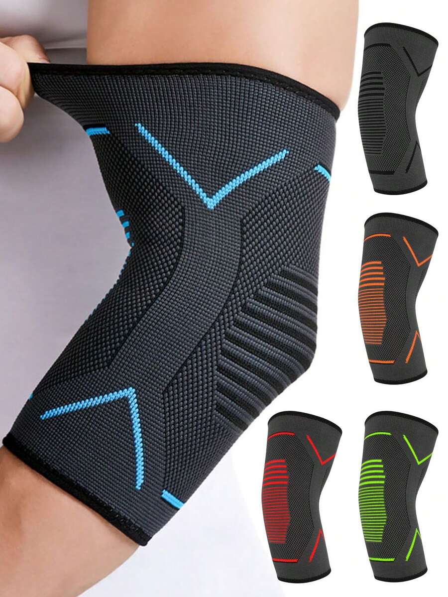 AOLIKES 1pc Elbow Brace For Tennis Elbow Compression Support Sleeve For Golfers Elbow Workout, Weightlifting, Fitness, Sports - Multicolor - View 1