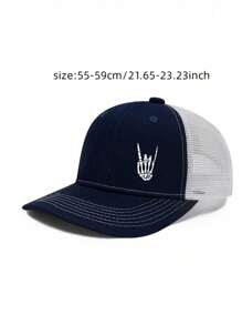 1 pièce Casquette de baseball réglable unisexe pour chauffeur de camion, convient pour le port quotidien, les voyages extérieurs, la randonnée, les cadeaux, les vacances, les fêtes