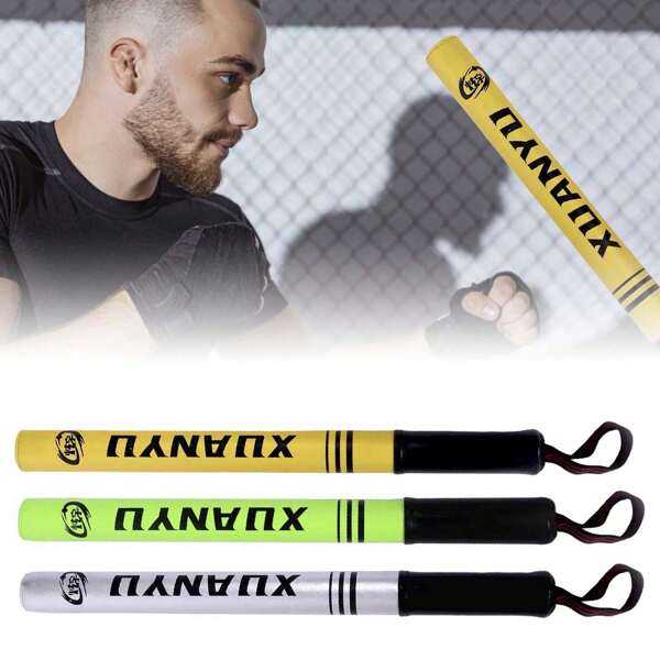 1 Stück PU-Leder Martial Art Stäbe Kampf-Reaktionstraining Stäbe geeignet für Anfänger (4*45cm)