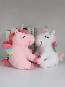 9.8'' Light Up Unicorn Stuffed Animal Soft Plush Toys With Colorful LED Night Light Soft And Cute Unicorn Stuffed Animal Glowing In The Dark Toys Kids Holiday Birthday Gifts Christmas Decorations(Without Batteries)Toys,Unicorn,Plush,Girl Toys,Kid Gifts - Multicolor - View 5