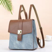 Women Fashion Backpacks, School Backpack - 蒟蒻紫 - 查看 2