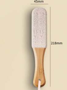 1pc Professional Pedicure Rasp Tool, Foot Cleaner Pedicure, Foot File Pumice Stone, For Dead Skin Crack Heels, Beech Wood Foot File Rasp, Callus Remover, Foot Scrubber, Pedicure Tool, Professional Pedicure Supplies, Removes Dead Skin & Calluses, Foot Care Foot, Rasp Massage, For Men And Women.