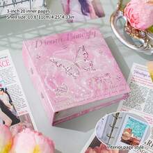 星空收纳相册一格卡片相册高颜值蝴蝶ins风照片相册3寸活页卡片相册学习用品返校 - 彩色 - 查看 11