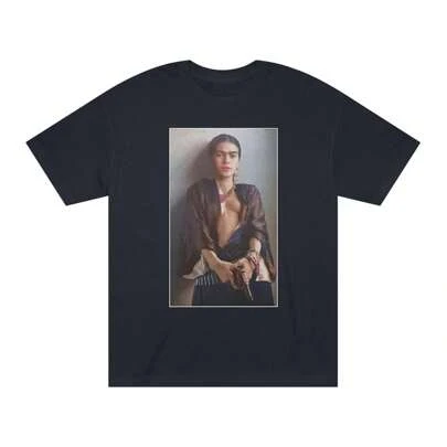 Fine Art Image Restored Of Frida Holding A Gun