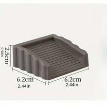 4 Pack Creative Windproof Door Stopper,  Door Blocker, Anti-Collision Door Stopper, 4 Colors Door Stop, Convenient, Practical And Durable, Reassuring And Quiet. - Đen & Xám & Trắng & Nâu - Xem 3