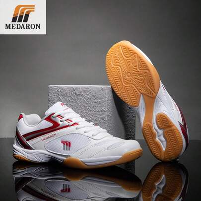 New Men Sports Shoes Tennis Shoes Table Tennis Shoes, Professional Sports Anti-Slip Durable Breathable Pivot Support Assist