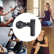Pistola de masaje muscular, masajeador de espalda portátil, masajeador eléctrico mini portátil, masaje de tejido profundo ajustable, pistola de masaje de fisioterapia de impacto para relajación muscular