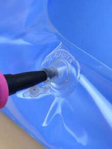 1 件装气球泵气球充气器手推式气泵便携式塑料气球泵适用于生日派对用品 - 黑色 - 查看 7