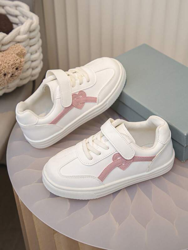 Chaussures de sport casual à bande à la mode unisexe pour garçons et filles, chaussures tableau blanc, très adapté pour la rentrée scolaire