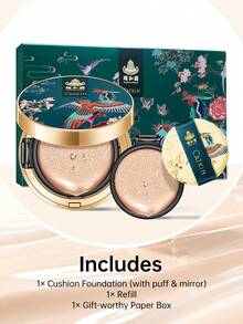 凤凰气垫粉底液，可与遮瑕膏叠加使用，抗衰老精华妆容，轻盈缎光妆效，含替换装 C03 香草色 - C03 Vanilla - 查看 9