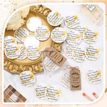 10 set di regali di apprezzamento ispiratori, set di specchi compatti da regalo, inclusi 10 pezzi specchi da trucco tascabili, 10 pezzi borse in organza, 10 pezzi cartellini di ringraziamento e 1 pezzo corda. Specchi tascabili da regalo, adatti per Natale, Capodanno, Pasqua, San Valentino, compleanni o lauree e matrimoni