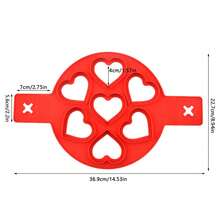 The Silicone Mold For The Frying Pan And Pancake Maker Can Be Used To Make Fried Eggs, Pancakes, Chocolates, As Well As Molds In Heart-Shaped, Square, Plum Blossom, Circular And Other Shapes. It Is Heat-Resistant, Easy To Clean, Has A Long Lifespan, And Is