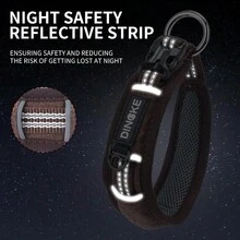 Vòng cổ bản rộng có thể điều chỉnh mới cho chó cưng, phù hợp với mọi kích cỡ chó, rộng 1-1,5 inch, chu vi cổ tối thiểu 11 inch và chu vi cổ tối đa 26 inch. Được làm bằng vải Oxford bền và dây đai nylon mật độ cao. - Nhiều màu - Xem 11