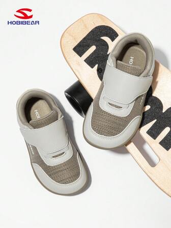 HOBIBEAR 1 双儿童运动鞋男女款赤脚运动鞋，专为容易弄脏鞋子的儿童设计，采用钩环闭合设计，方便穿脱，舒适的户外步行鞋