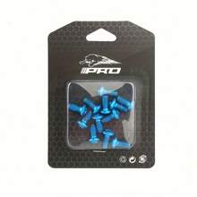 12 piezas Pernos de rotor de disco de bicicleta de montaña de colores, tornillos de rotor de freno de disco de acero de aleación, conjunto de tornillos T25 para pastillas de freno de disco