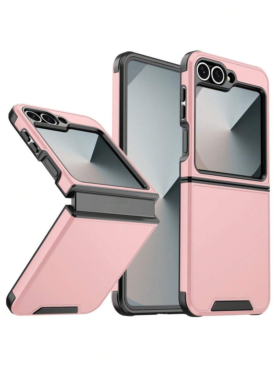 Luxury Magnetic Shockproof Armor Protection Case Compatible With Samsung Galaxy Z Flip 6 7 5 4 5G Wireless Charge Back Cover ﻿