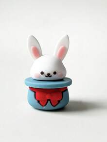 1 件儿童烘焙蛋糕装饰，马戏团小丑大象兔子生日蛋糕装饰桌面装饰，婴儿洗礼派对甜蜜桌面装饰 - 彩色 - 查看 4