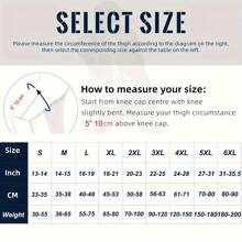 2pcs (S-6XL) Plus Size Copper Infused Knee Pads, Suitable For Running, Weightlifting And Other Daily Training Activities. Copper Infusion Provides Better Knee Support.