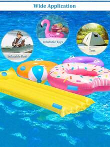 泳池修补片自粘式水下，PVC泳池修补套件水下修补泳池修补片适用于水床游泳池充气船圆形和方形 - 彩色 - 查看 6