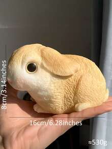 1/6个装 柔软可爱兔子挤压玩具，减压玩具，触觉玩具，办公旅行减压玩具，适合儿童、青少年和成人，逼真动物玩具，儿童礼物，儿童玩具，女孩玩具，男孩玩具，感官玩具，儿童派对礼物，课堂奖励，复活节礼物，圣诞节礼物，派对礼品袋填充物，生日派对礼物，派对游戏，趣味礼物 - 彩色 - 查看 9