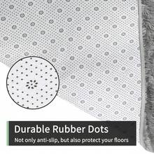 Sour Lemon Rugs Living Room 200x300cm, Grey Area Rugs For Bedroom, Washable Anti Slip Extra Large Shaggy Soft Rug Fluffy Modern Floor Carpets Mat Beside Carpet, Long Runner Rug For Hallway - Light Grey Lantern - View 6