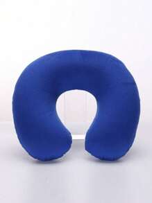 1 Almohada de viaje, Almohada de cuello, Almohada de avión, Viaje en coche, Almohada de cuello de oficina en casa, Botón a presión con funda suave, Almohada de cuello en forma de U, Almohada portátil para estudiantes y adultos, Soporta el cuello y protege la columna cervical cuando se estudia, Almohada inflable en forma de U para viajes, Almohada inflable para avión