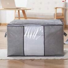 Caixa Saco Organizador Cobertor Casaco Guarda Roupa Anti-Poeira Umidade Insetos Multiuso