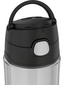 FUNTAINER 16 Ounce Plastic Hydration Bottle With Spout, Black