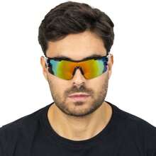 Men's Glasses Ideal For Outdoor Sports - 鏡面橙 - 查看 1