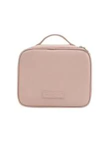 1pc Portable Cosmetic Bag Toiletry Bag With Handle, Pu Large Capacity Cosmetic Storage Bag Waterproof Travel Storage Bag, Store Cosmetics And Travel Necessities, Gift For Women