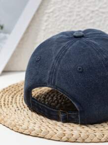 1 Stück Herren süße kleine Totenkopf Hanteln Design verstellbare vintage zerstörte Outdoor Sport Baseball Kappe, geeignet für den täglichen Gebrauch, Frühling/Sommer/Herbst/Winter
