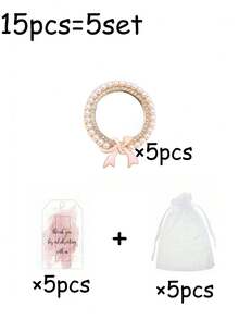 Bộ 15/3 Gương trang điểm tròn nơ vàng/bạc, Quà tặng cô dâu thanh lịch, Quà tặng dự tiệc, Quà tặng phù dâu, Tặng kèm túi Organza, Thích hợp cho sinh nhật, tiệc độc thân, tiệc chia tay cuộc sống độc thân, kỷ niệm ngày cưới - Nhiều màu - Xem 13