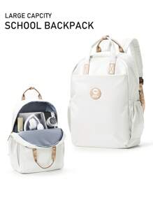 Mochila para Laptop de Viagem, Mochilas Escolares Extra Grandes de 14-15,6 Polegadas para Adolescentes Meninos e Meninas, Mochila Preta À Prova d''Água para Meninas, Bolsa de Computador Resistente para Meninos com Camada para Computador, Mochilas À Prova d''Água, Opção Multicolorida, Presentes para Crianças