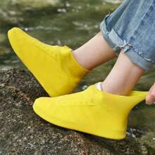 1 Pair/2 Pairs Of Latex Waterproof Non-Slip Shoe Covers, Reusable, Waterproof Protection, Outdoor Latex Rain Boots Waterproof Shoe Cover That Can Be Reused For Rain Prevention. Multiple Colors To Choose From, Rainproof Sandproof Silicone Rain Shoe Covers, Silicone Waterproof Shoe Covers, Rainy Day Shoe Covers, Reusable Non-Slip Rain Boots, Suitable For Rainy Days, Grasslands, And Clean Use( Suitable For Sizes 38-45). Insulation, Galentines, Puppy, Carnival