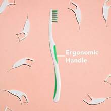 Orthodontic Toothbrush For Brs Soft Bristle Brs Toothbrush For Dults Nd Ngled Bristles For Better Ccess Round Brckets Nd Rchires Comfort Silic Grip 1 Count - 如圖 - 查看 5