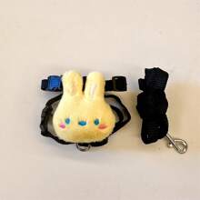 Adjustable Rabbit Harness Set - Cartoon Design With Breathable Leash, Suitable For Rabbits And Small Pets