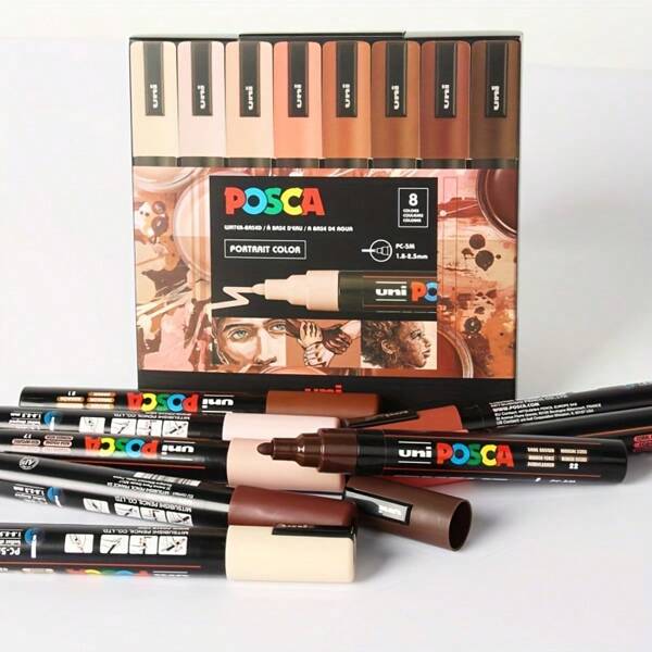 Portrait Series Marker Pen Set, Drawing Pen, Marker Pen, POP Poster Advertising Pen, Painting Graffiti Art Student Professional Color Drawing,School Supplies,Back To School