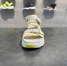 Skechers Giày sandal đế dày tăng chiều cao DLITES dành cho nữ mùa hè, thoải mái, thoáng khí, đế mềm, đa năng, thường ngày - Màu be-vàng - Xem 5