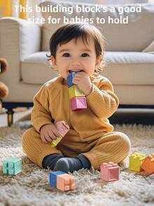 كتل أطفال ، كتل أطفال صغار، ألعاب التكديس والبناء للأطفال الرضع ، 8/16/24 كتلة ناعمة وتعليمية - الأرقام ، الأشكال ، كتل الأطفال لحفل استقبال المواليد ، الألوان ، الحيوانات - اضغط واحدة اثنتان - 6 أشهر فأكثر ، ألعاب التكديس للأطفال الصغار 1-3 ، ألوان عشوائية