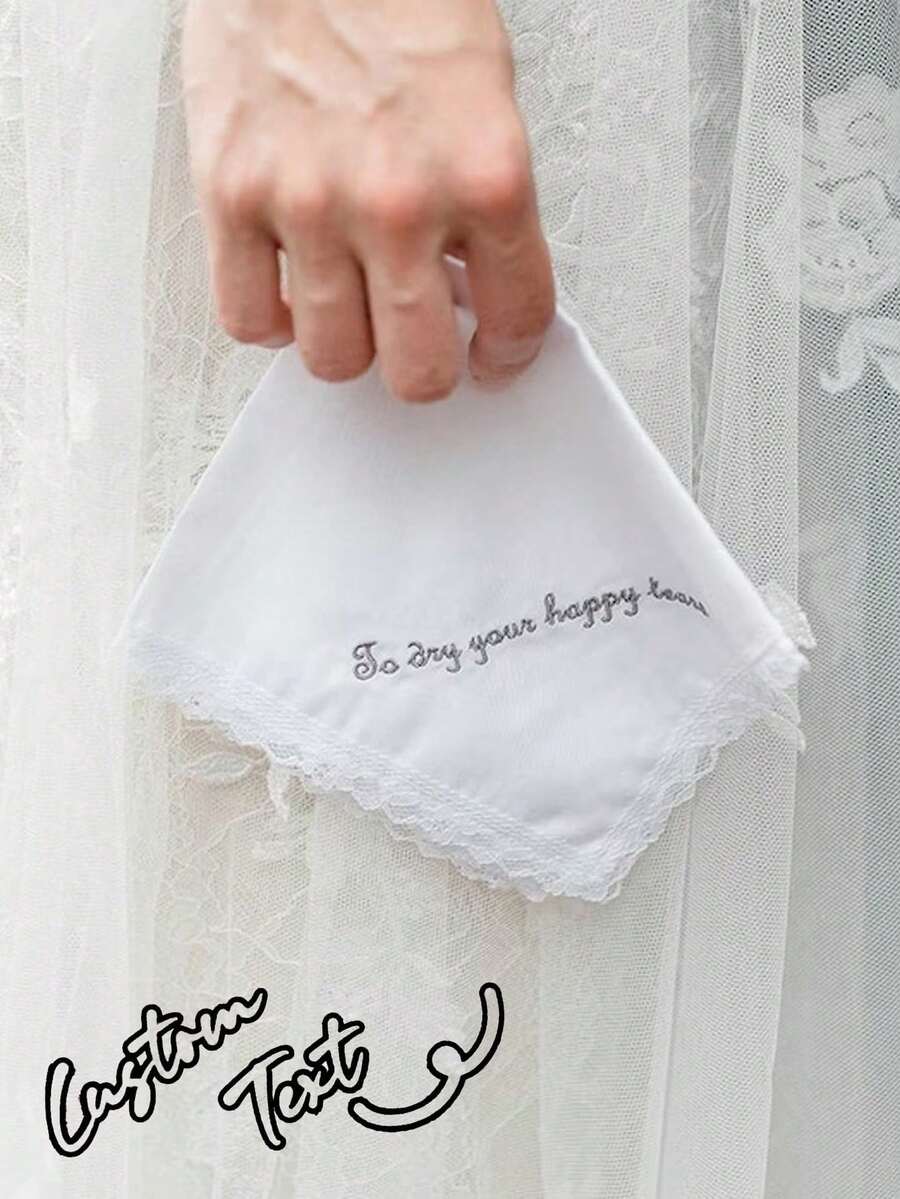 Fazzoletto personalizzato e personalizzato "Mantieni la tua unione", regalo per il giorno del matrimonio per il padre, la madre della sposa o dello sposo, regalo per la festa della sposa, damigelle d'onore, testimoni, ricordo, riutilizzabile, multifunzionale, ornamentale, elegante, accessori per abbigliamento, Ognissanti, fidanzato, fidanzata, famiglia, amici