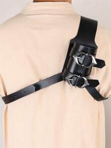 1 pièce Étui à épée vintage en PU pour le dos, unisexe. Étui d'épée médiéval Renaissance Viking pour LARP, Halloween - A - Voir 14