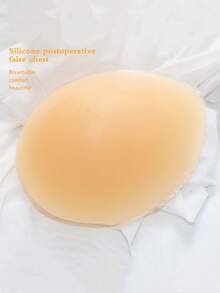 CT Droplet Shaped Silicone Breast Prosthesis False Chest After Breast Surgery - Apricot - View 1