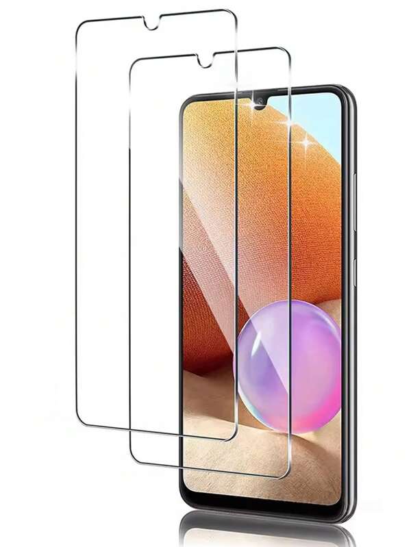 2pcs Tempered Glass For Galaxy S21 S22 S23 S24 S25- 9H+ Hardness, Anti-Fingerprint, Case Friendly & Easy Installation