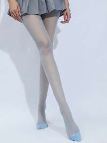 1 Pair Women's Sexy Velvet Pantyhose - Multicolor - View 2