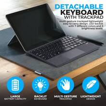 TUNKE Surface Pro 3/4/5/6/7 Keyboard Cover - Black - View 7