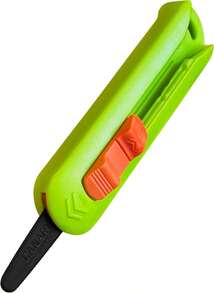 Box Cutter Retractable Blade, Mini Box Opener Tool [Non-Stick Fluorine Coating Blade], Made In JAPAN, Green (DC-15F-1) - 綠色 - 查看 7